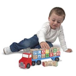 Drewniana ciężarówka z klockami 15175 MELISSA & DOUG