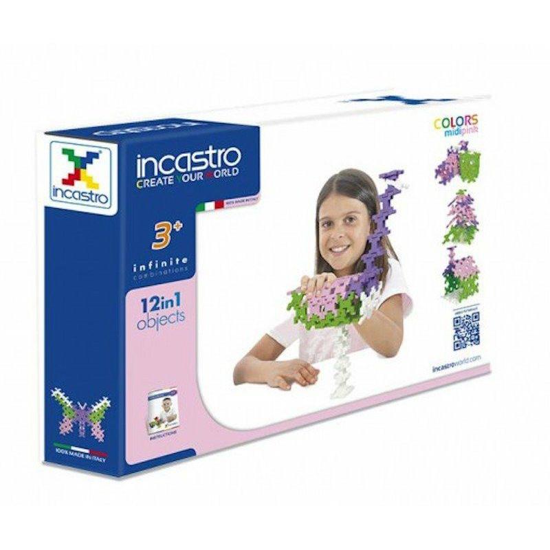 Klocki Colors Midi Pink 60 el. INCASTRO Klocki Colors Midi Pink 60 el. INCASTRO