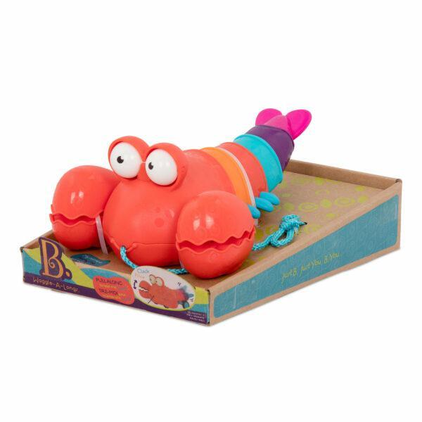 Homar na sznurku B.Toys Waggle-a-long PINCHY PAT B.TOYS