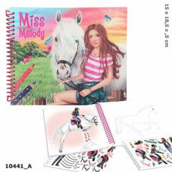 Kolorowanka z naklejkami MISS MELODY DEPESCHE