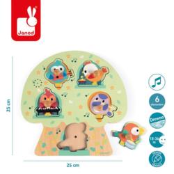 Puzzle muzyczne Wesołe ptaszki JANOD