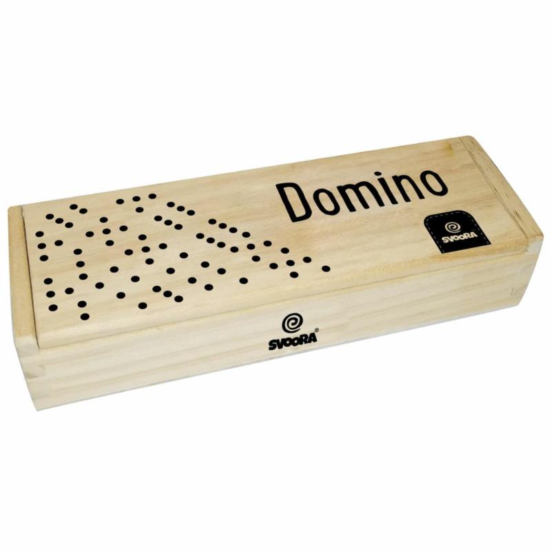 Domino w drewnianej skrzyneczce SVOORA