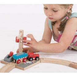 Drewniana załadownia żwiru BIGJIGS BJT253