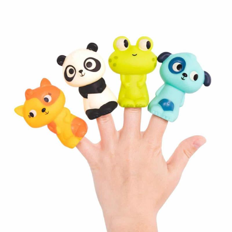 Zestaw 4 pacynek Zwierzaki B. Toys