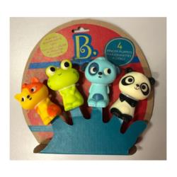 Zestaw 4 pacynek Zwierzaki B. Toys