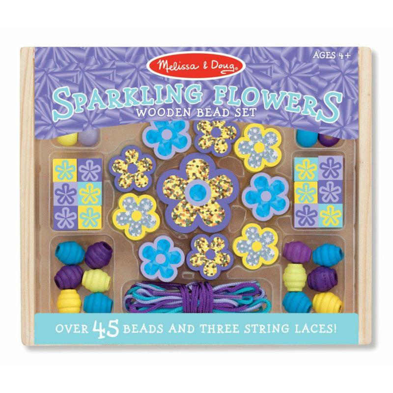 Zestaw koralików Błyszczące kwiaty 19494 MELISSA & DOUG