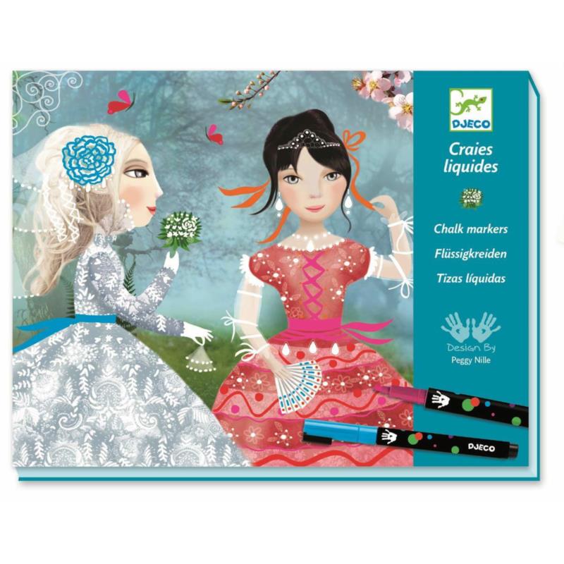 Zestaw artystyczny Damy Dworu DJ08752 DJECO Zestaw artystyczny Damy Dworu DJ08752 DJECO
