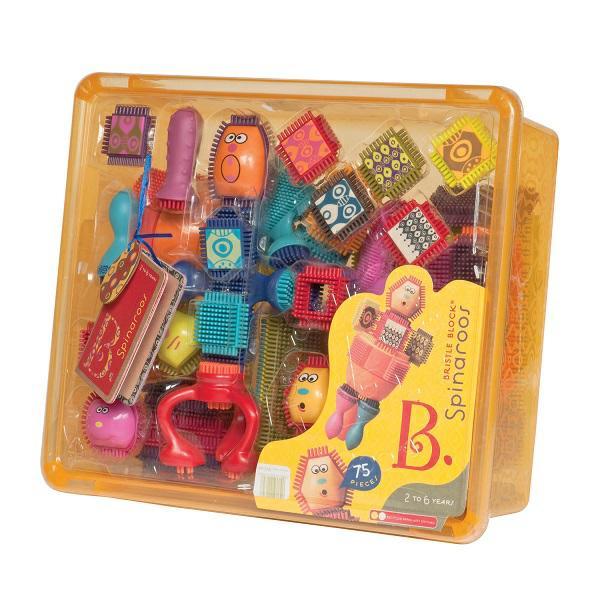 Spinaroos – klocki jeżyki z buźkami B.toys