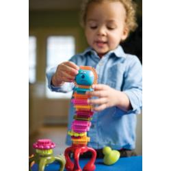 Spinaroos – klocki jeżyki z buźkami B.toys