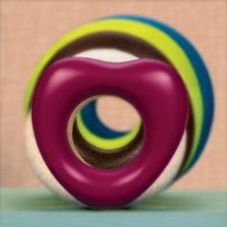 Kamienie otoczaki piramida  B.Toys