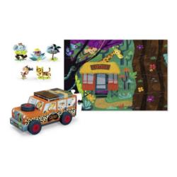 Puzzle 3w1 Safari 24 el. CROCODILE CREEK