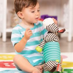 Squeezy Zeeby – akordeon-zebra B.toys