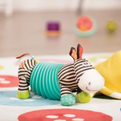 Squeezy Zeeby – akordeon-zebra B.toys