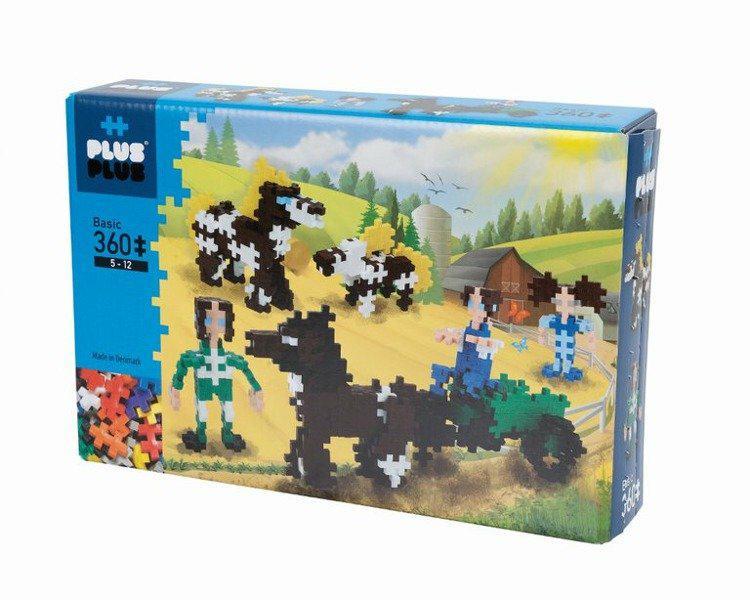 Klocki PLUS PLUS 360 Konie na farmie mini basic