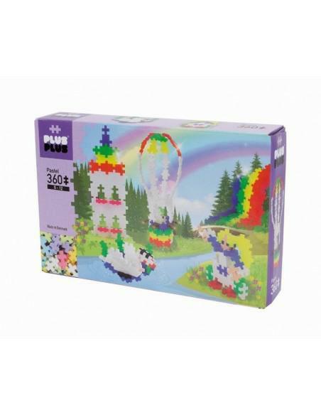 Klocki PLUS PLUS 360 Lot balonem mini pastel