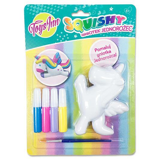 Squishy Jednorożec do pomalowania  TOYS INN