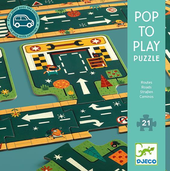 Puzzle Drogi DJ07162 DJECO Puzzle Drogi DJ07162 DJECO