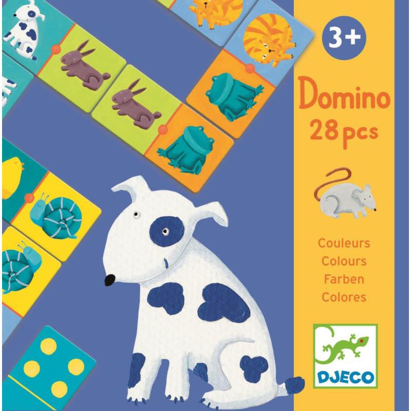 Domino Kolorowe Zwierzątka DJ08111 DJECO