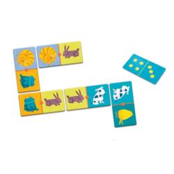 Domino Kolorowe Zwierzątka DJ08111 DJECO