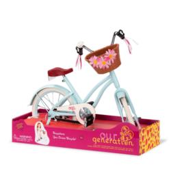 Rower w stylu retro dla lalki 46 cm  OUR GENERATION