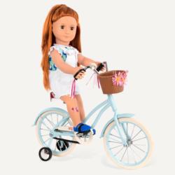 Rower w stylu retro dla lalki 46 cm  OUR GENERATION