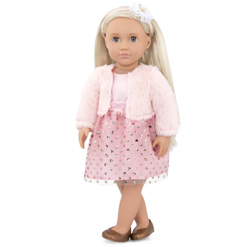 Lalka Millie blondynka w różowej stylizacji OUR GENERATION Lalka Millie blondynka w różowej stylizacji OUR GENERATION