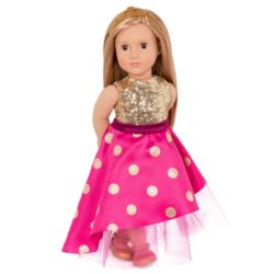 Lalka Sarah blond w sukni wieczorowej OG 46 cm