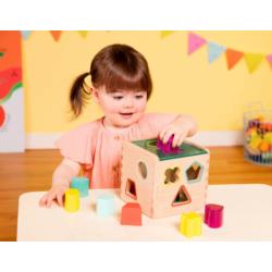 Wonder Cube - Drewniana Kostka sorter  B.Toys