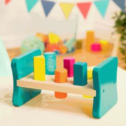 Drewniany sorter z młotkiem B.Toys