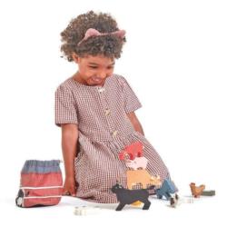 Zwierzęta zagrodowe - figurki drewniane TENDER LEAF TOYS