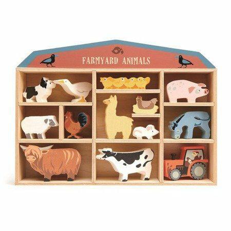 Drewniane figurki - Zwierzęta na farmie TENDER LEAF TOYS Drewniane figurki - Zwierzęta na farmie TENDER LEAF TOYS