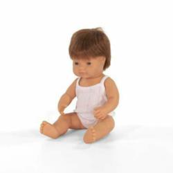 Lalka 38 cm Europejczyk rudy MINILAND