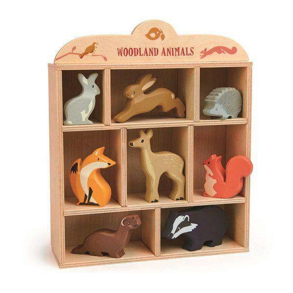 Drewniane figurki Leśne Zwierzęta TENDER LEAF TOYS Drewniane figurki Leśne Zwierzęta TENDER LEAF TOYS