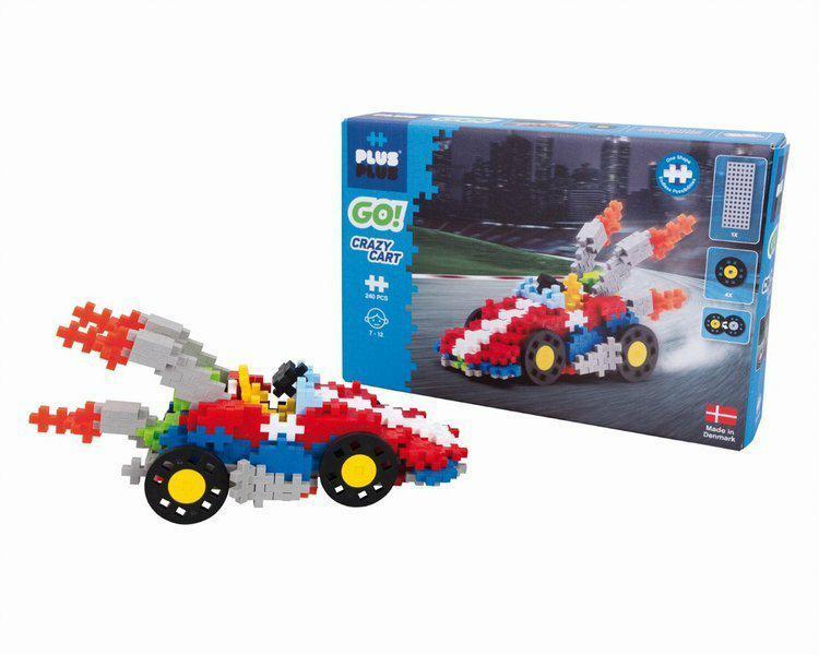 Klocki PLUS PLUS 240 mini mix Wyścigówka