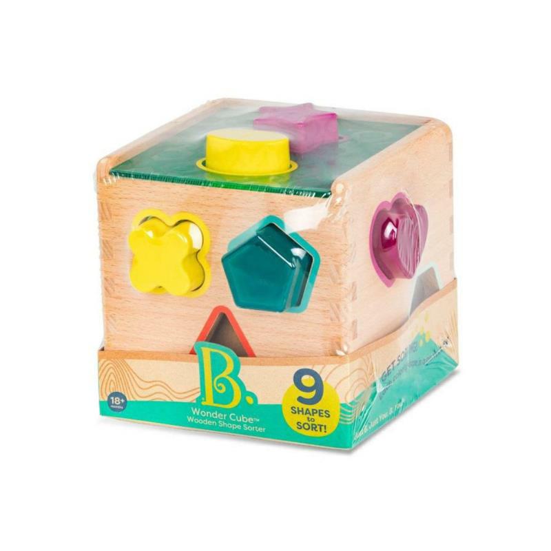 Drewniana kostka sorter B.TOYS