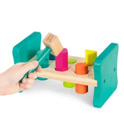 Drewniana przebijanka z młoteczkiem  B.Toys
