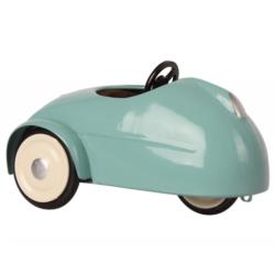 Myszka w aucie z nieb. garażem MAILEG Mouse Little Brother in Car with Garage - Blue