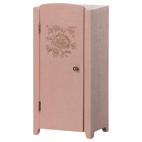 Różowa szafa dla myszek MAILEG Miniature Closet - Light Rose