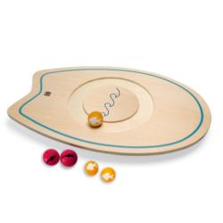 Drewniana deska balansująca z kulkami XL  BS TOYS