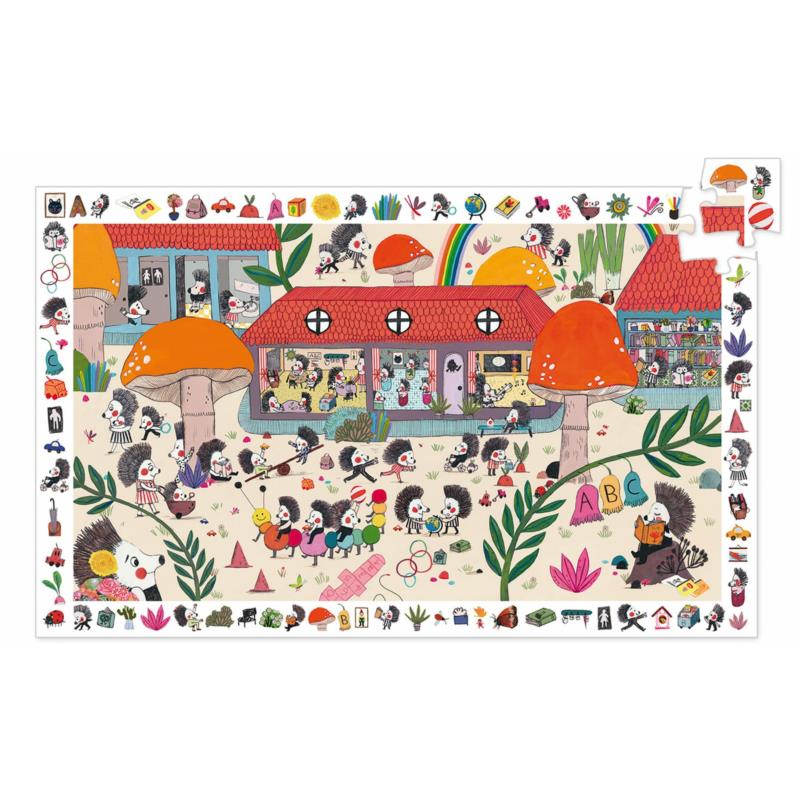 Puzzle obserwacja Szkoła dla Jeży DJECO